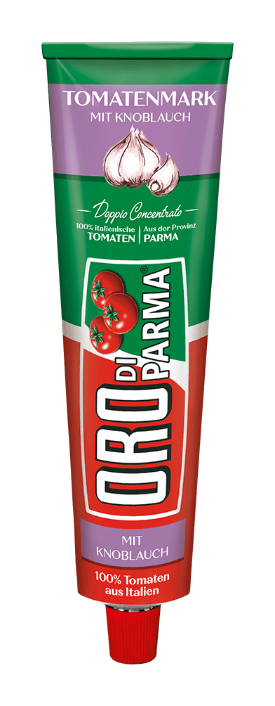 Tomato paste with garlic